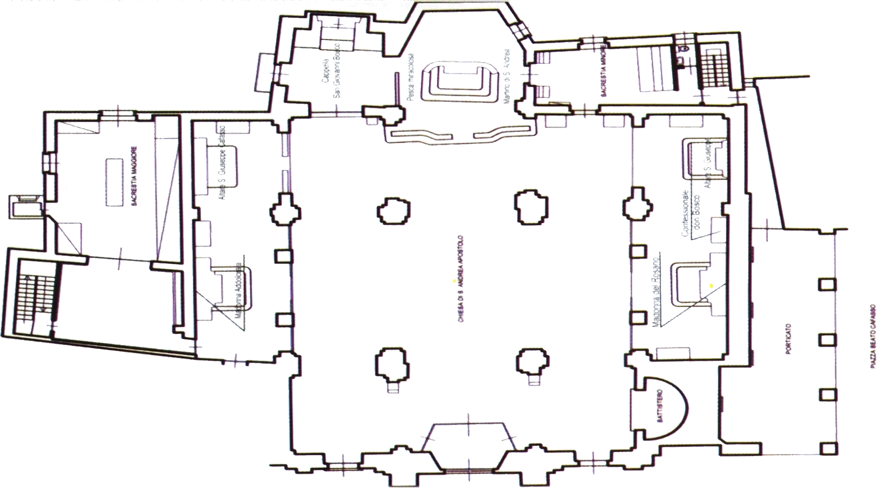 Sant’Andrea, mappa