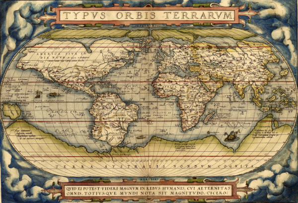 Ortelius Planisfero 1570