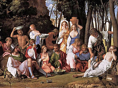 Il festino degli dei, da Giovanni Bellini