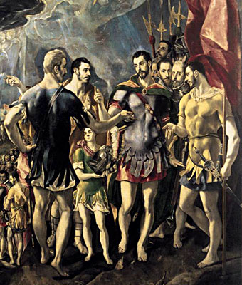 Martirio della Legione Tebea, da El Greco