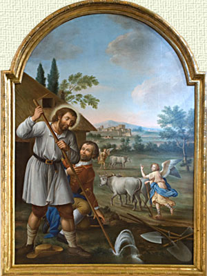 I miracoli di Sant’Isidoro, opera attribuita a Benedetto Biancolini (XVIII sec.)